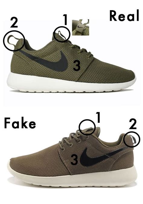 nike roshe one original vs fake|how to identify fake nikes.